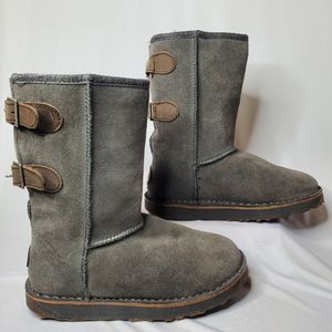 EMU Australia Women's Darlington Winter Boot Size 5 Slate Suede Sheepskin Comfy